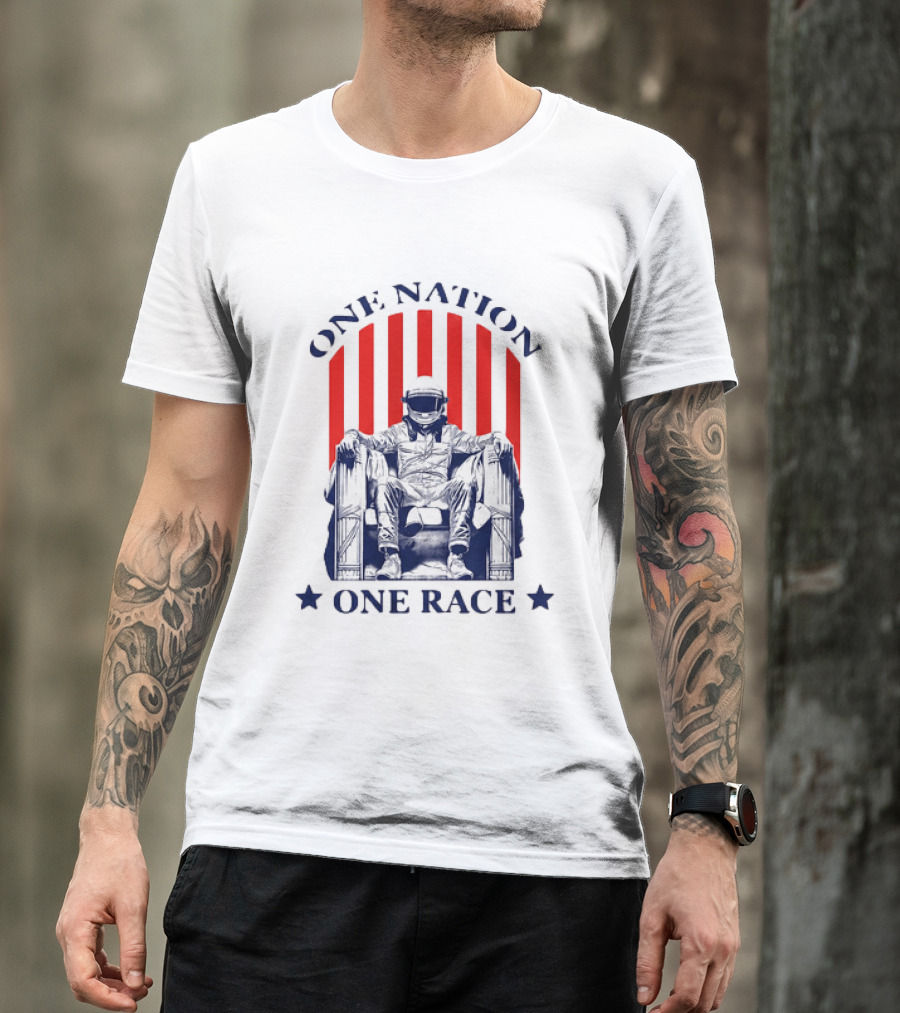 One Nation One Race Freedom 250 Grand Prix Racing Champion T-Shirt