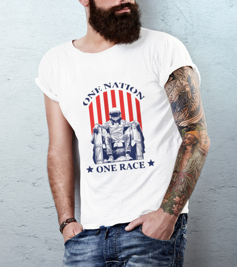 One Nation One Race Freedom 250 Grand Prix Racing Champion T-Shirt