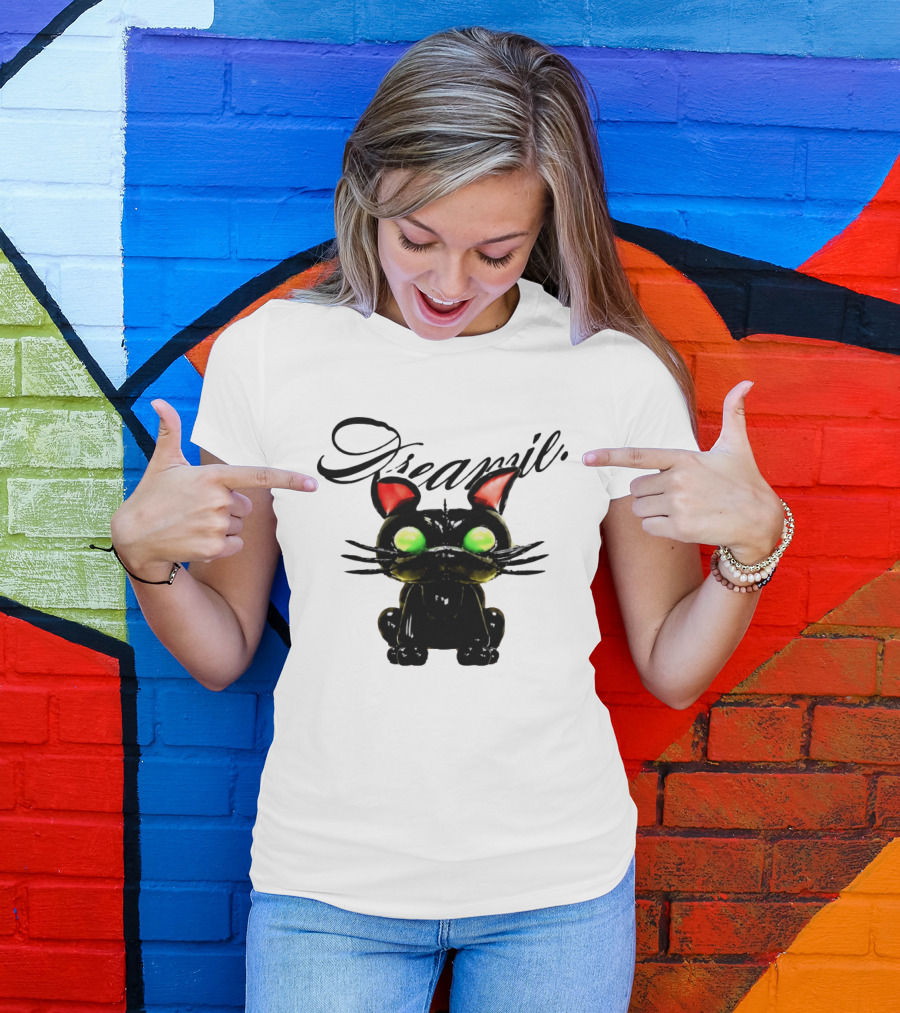Dreamie Mariah The Scientist Black Cat Baby T-Shirt