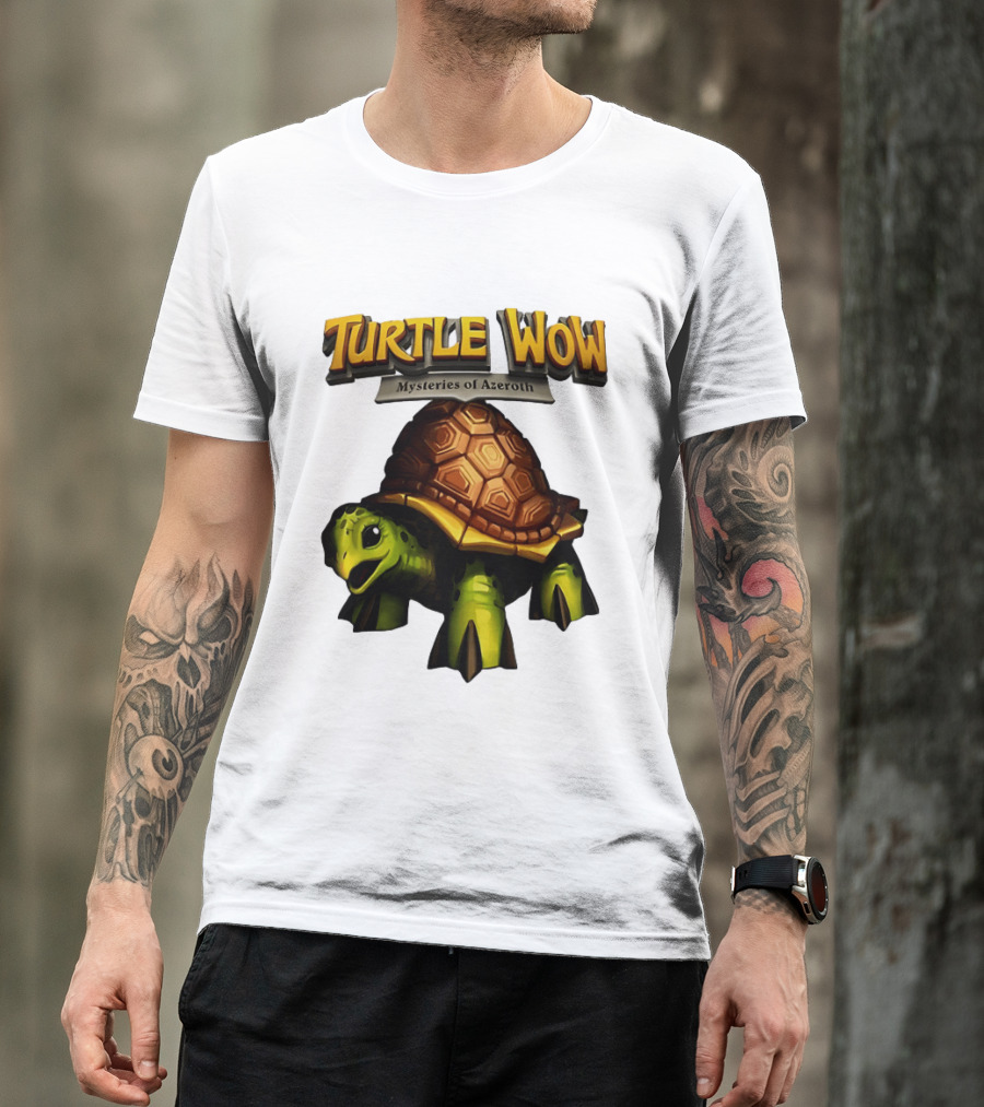 Turtle WoW Mysteries Of Azeroth Tortoise Adventure T-Shirt