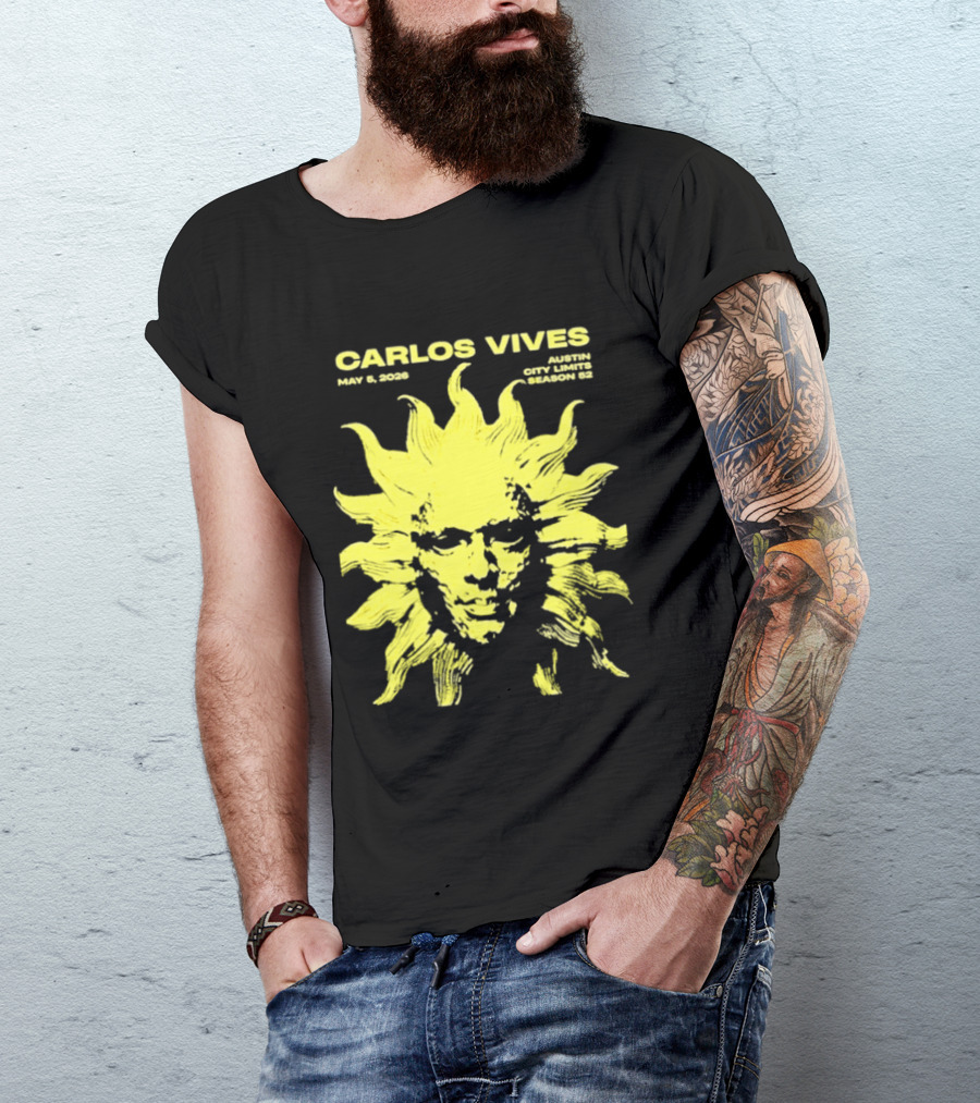 Carlos Vives May 6 2023 Austin City Limits Music Festival Austin TX Season 52 T-Shirt