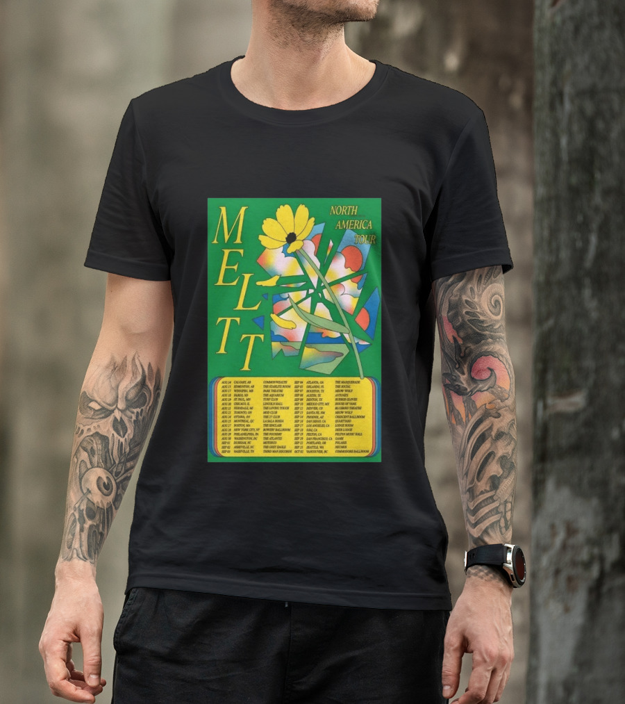 MELTT North America Tour 26 With Flower T-Shirt