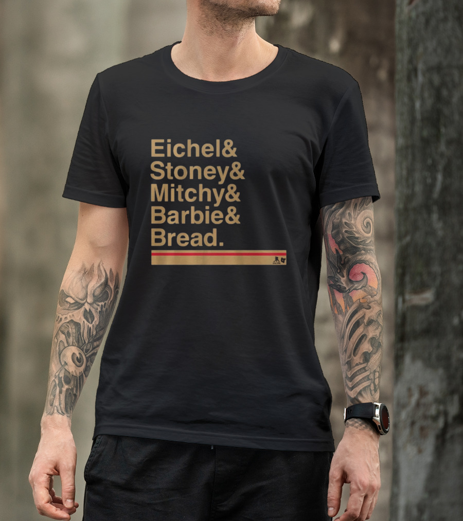 Vegas Hockey Eichel Stoney Mitchy Barbie Bread Ampersand List NHL T-Shirt