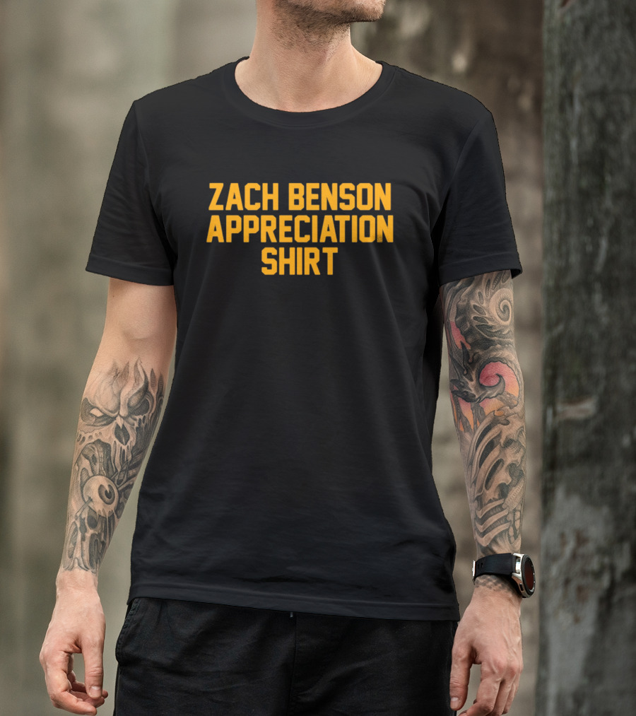 Zach Benson Appreciation Buffalo Sabres Fan T-Shirt