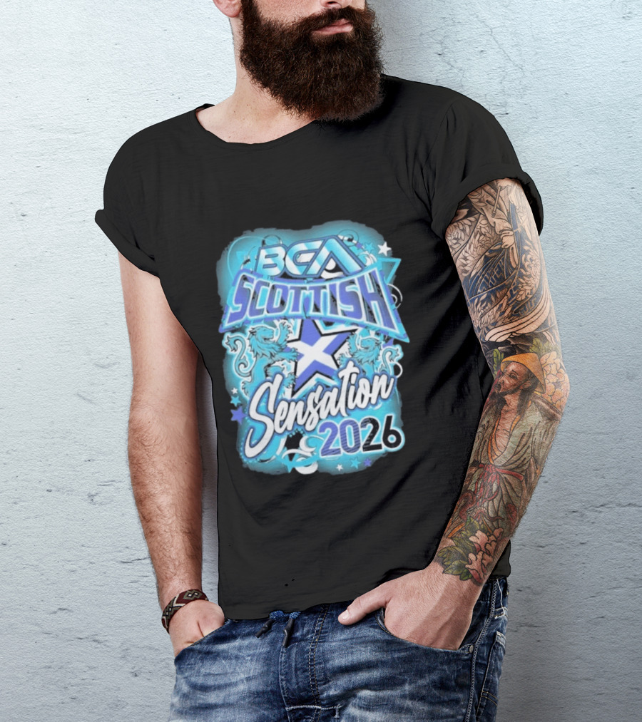 BCA Scottish Sensation 2026 Lions And Stars Competition T-Shirt