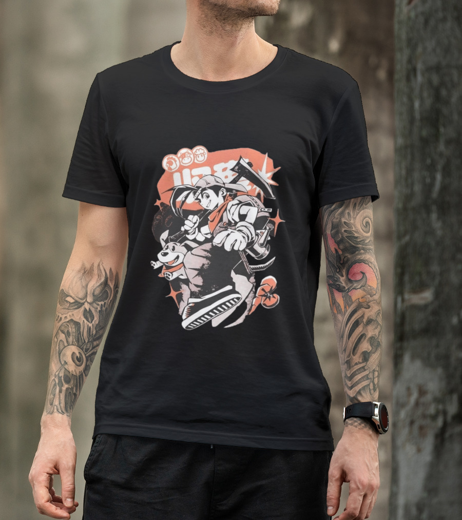 Harvest Moon Boy Adventure With Dog And Tools T-Shirt