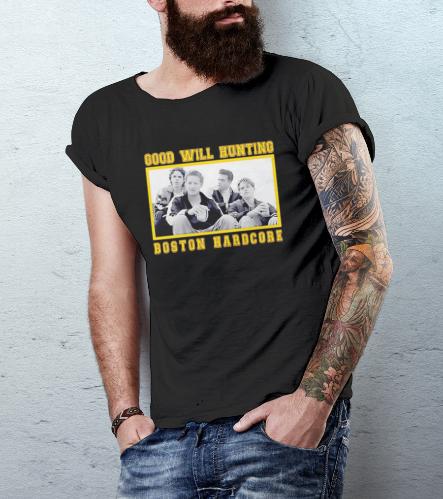 Good Will Hunting Boston Hardcore Matt Damon Ben Affleck T-Shirt