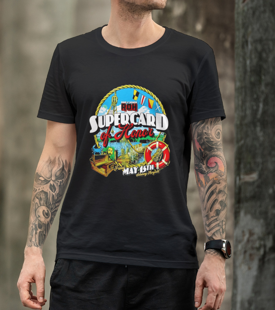 Ring Of Honor ROH Supercard Of Honor May 15th 2026 Salisbury Maryland Event Friday T-Shirt