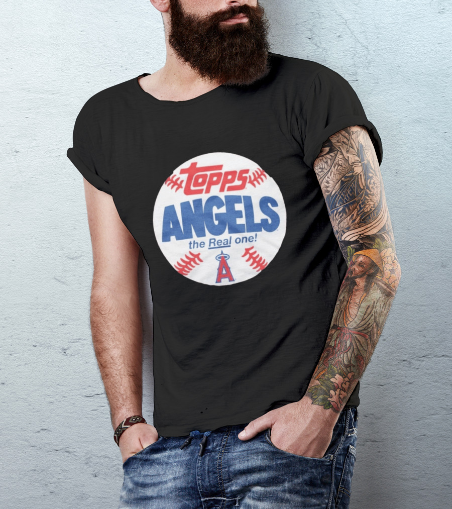 Topps Los Angeles Angels The Real One Baseball T-Shirt