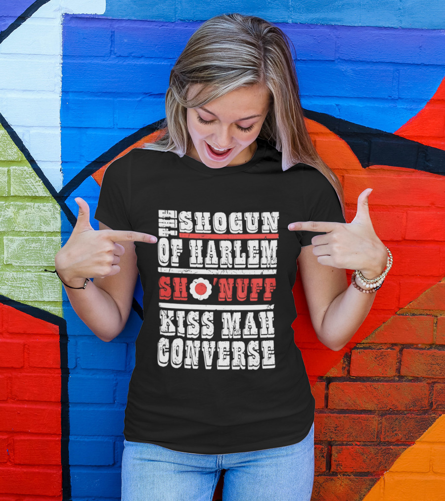 Shogun Of Harlem Sho'nuff Kiss Mah Converse The Last Dragon Classic Phrase T-Shirt