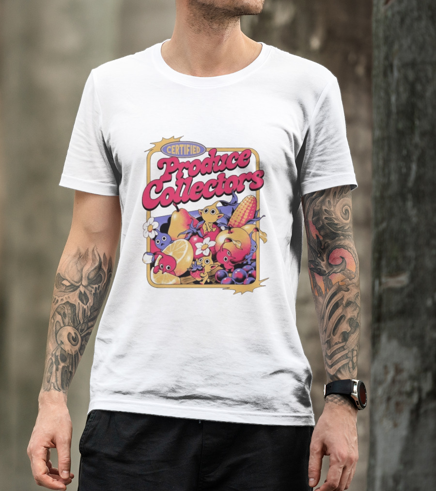 Certified Produce Collectors Pikmin Fruits And Vegetables T-Shirt