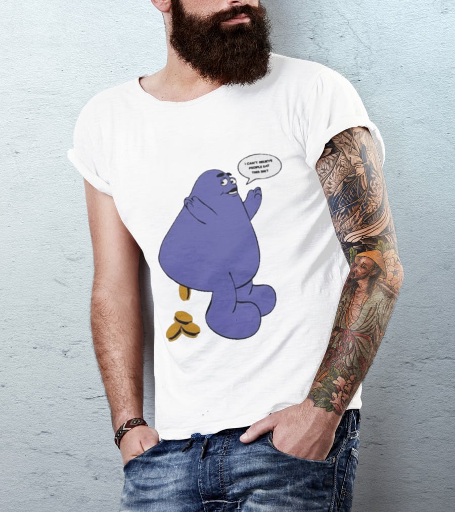 Rare AKOMPLICE GRIMACE I Can't Believe People Eat This T-Shirt