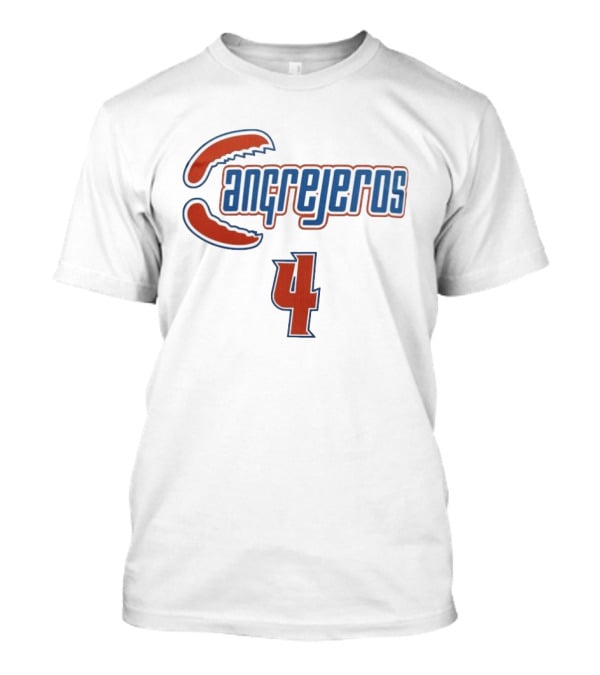 Cangrejeros De Santurce 2026 Honoring José 'Piculín' Ortiz 4 T-Shirt