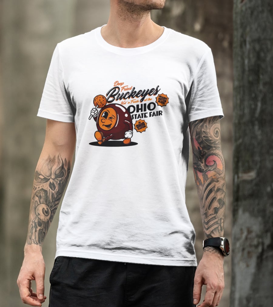 Ohio State Fair Deep Fried Buckeyes Hot'n Fresh Peanut Butter Bliss T-Shirt