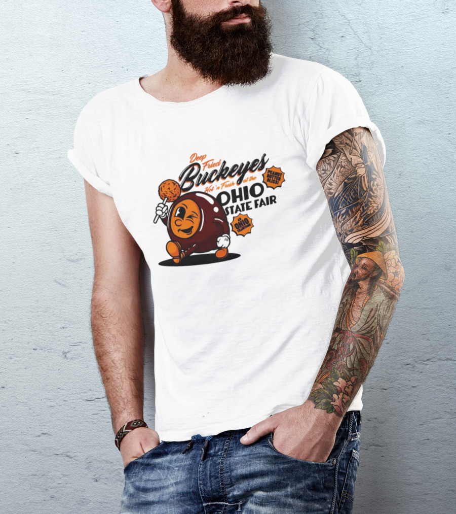 Ohio State Fair Deep Fried Buckeyes Hot'n Fresh Peanut Butter Bliss T-Shirt