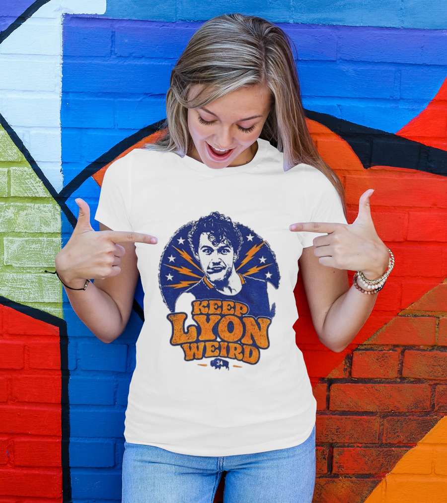 Keep Lyon Weird Alex Lyon Buffalo Sabres NHL 2026 T-Shirt
