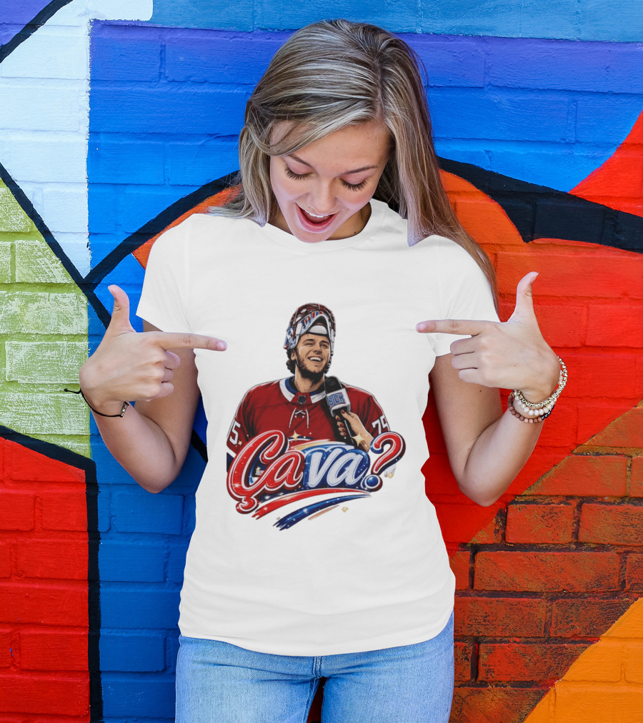 Ca Va Jakub Dobes Montreal Canadiens Interview NHL 75 Hockey Jersey T-Shirt