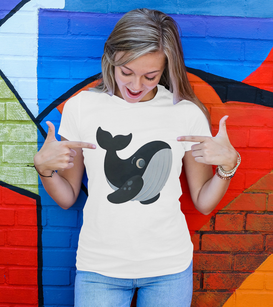 Cocomelon The Movie J.J Whale Cartoon T-Shirt