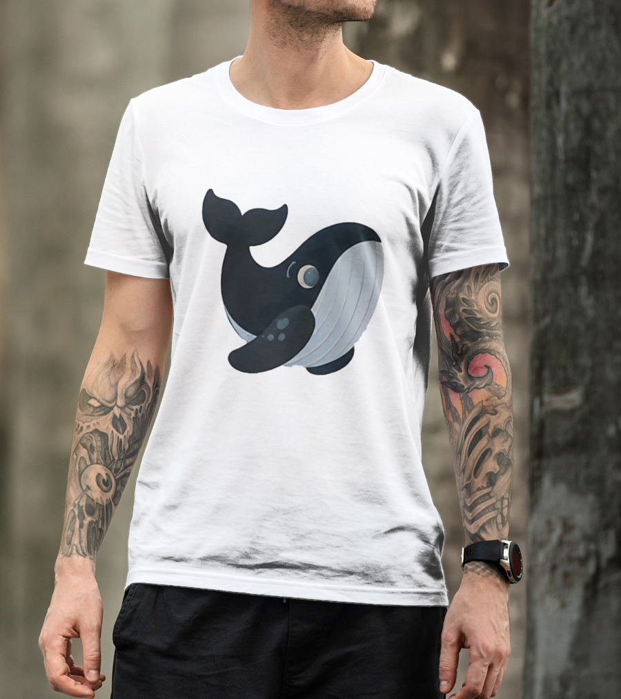 Cocomelon The Movie J.J Whale Cartoon T-Shirt