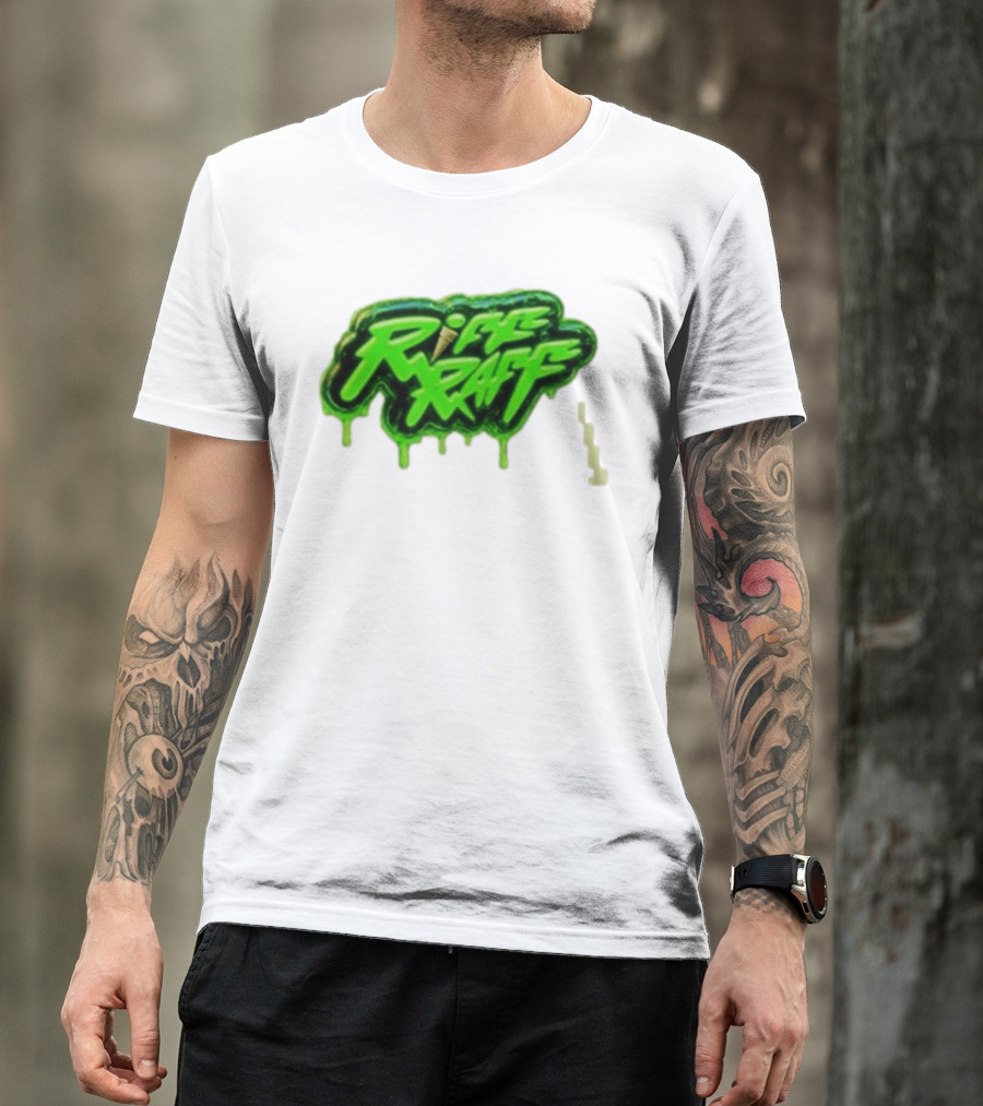 Riff Raff Neon Green Drip T-Shirt