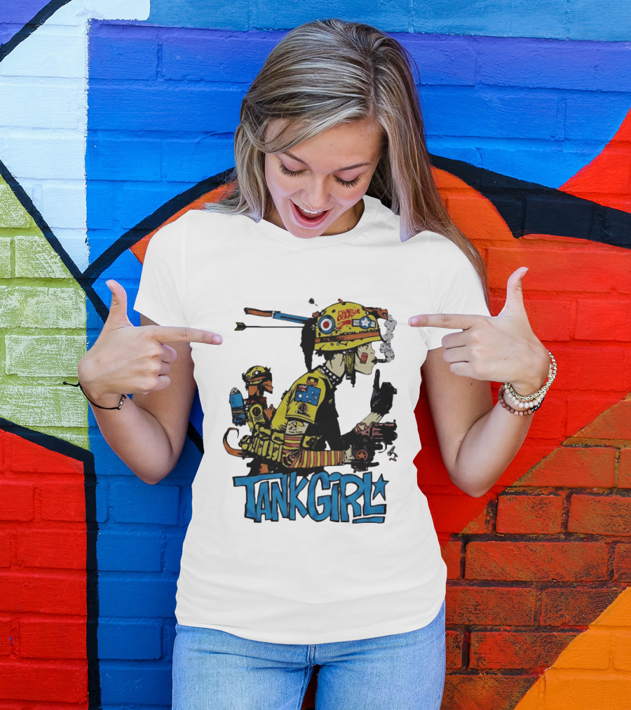 Tank Girl Comic Punk Rock Charlie Don't Surf T-Shirt