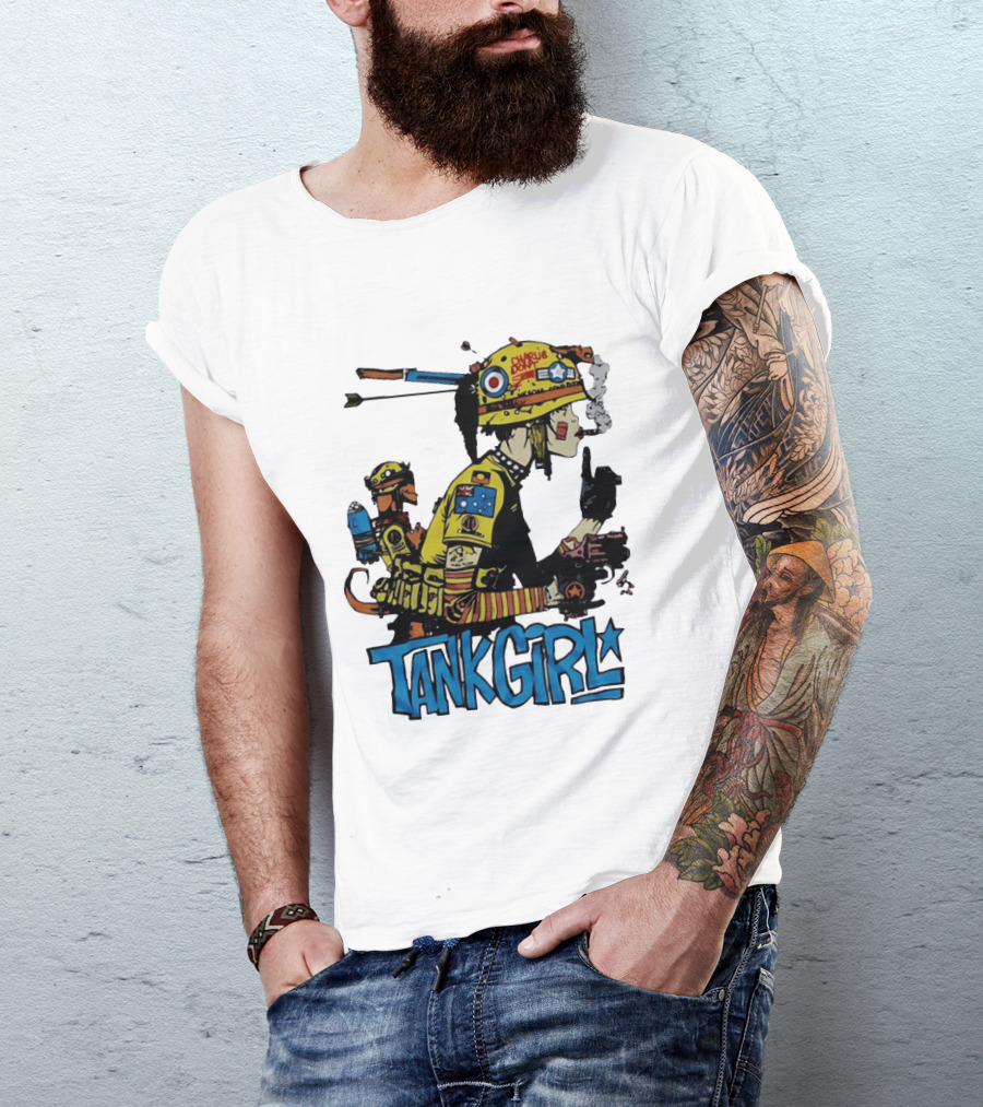 Tank Girl Comic Punk Rock Charlie Don't Surf T-Shirt
