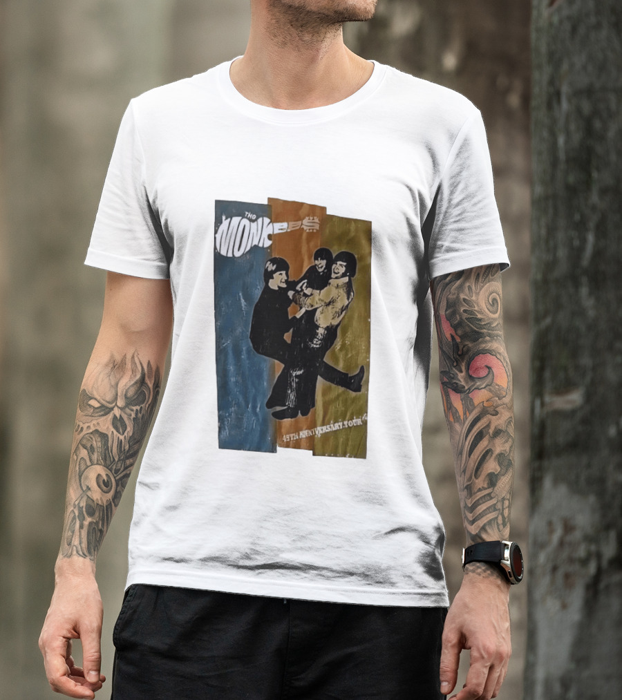 The Monkees 45th Anniversary Tour Vintage Band Celebration T-Shirt