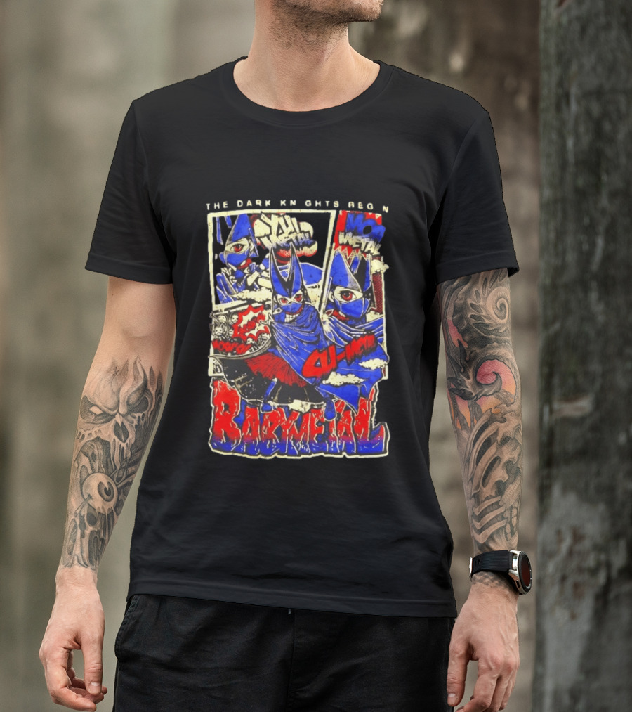 Babymetal The Dark Knights Begin Wow Metal Manga Style Comic T-Shirt