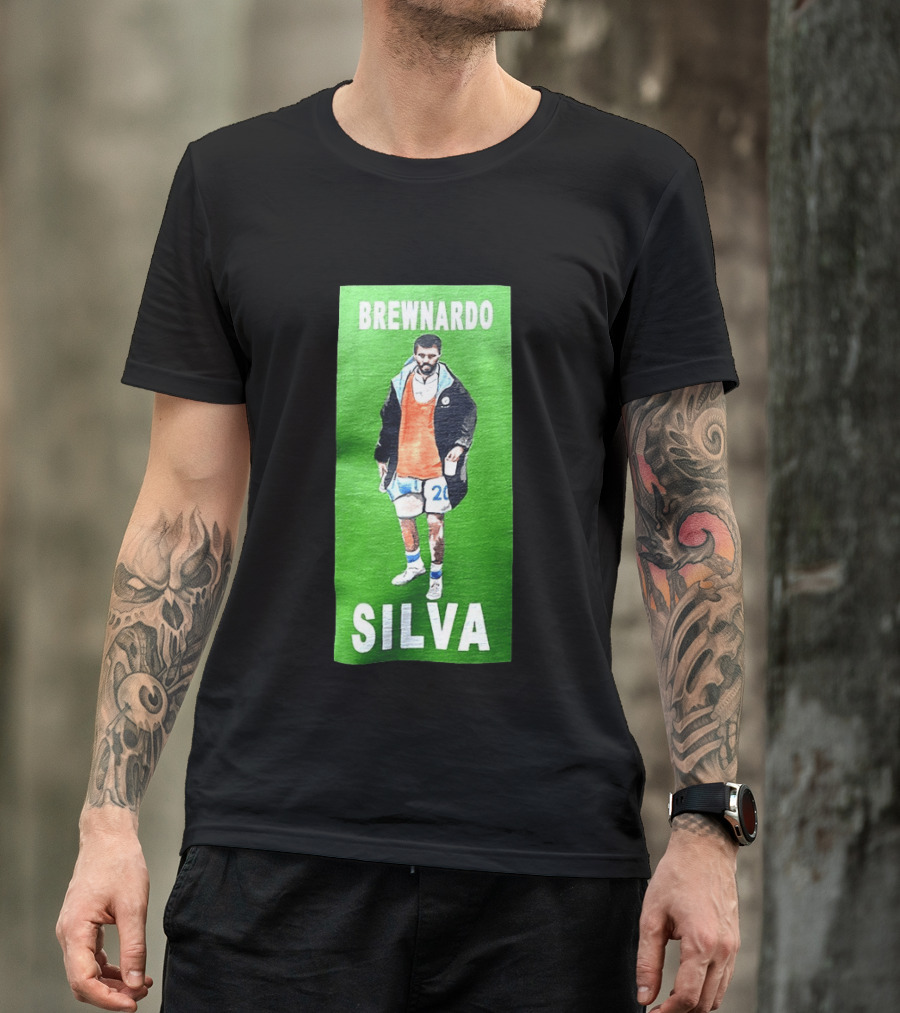 Brewnardo Silva Bernardo Silva Manchester City Football Star T-Shirt
