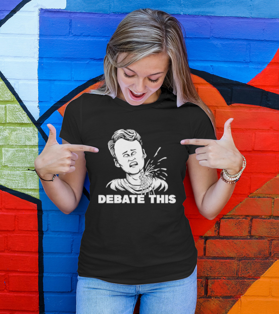 Charlie Kirk Debate This Explosion Head T-Shirt