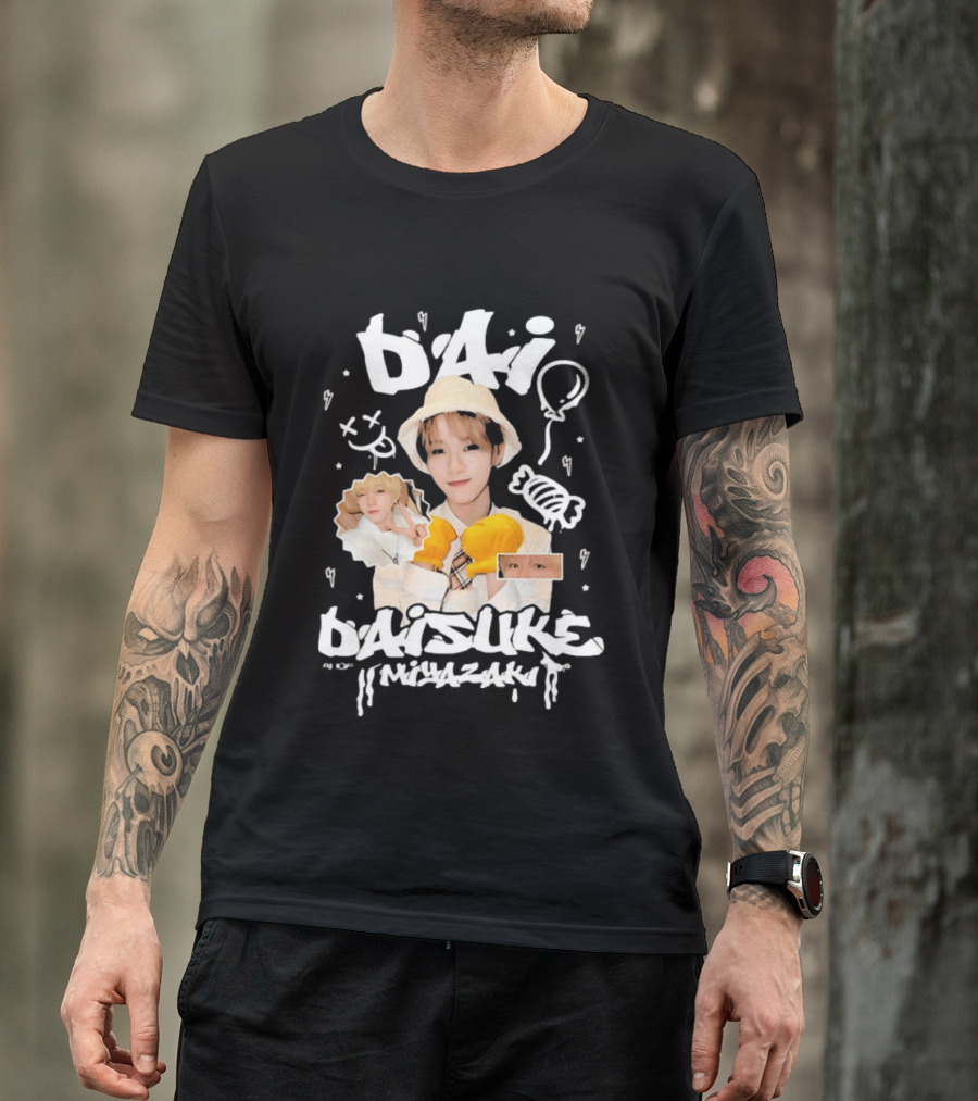 Dai Daisuke Miyazaki AHOF Playful Balloon And Candy T-Shirt