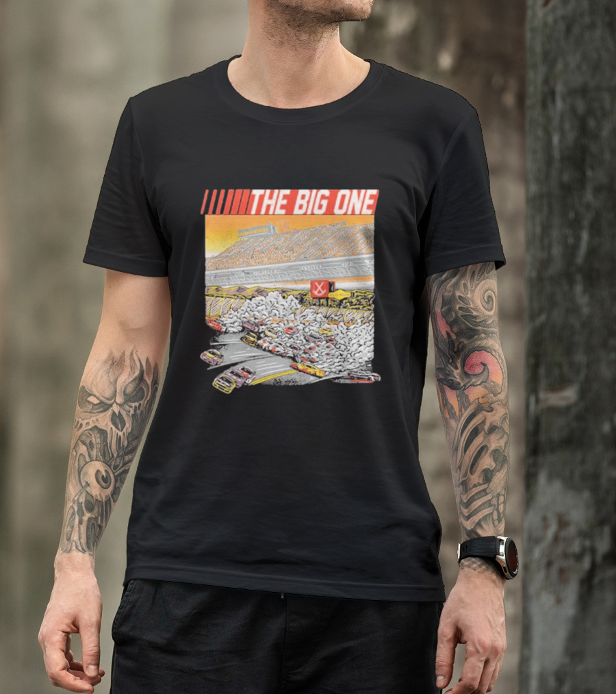 The Big One Old Brook NASCAR Racing Scene T-Shirt