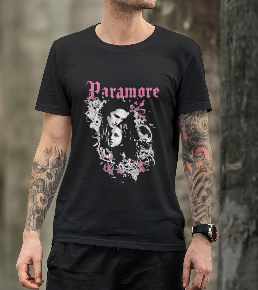 Paramore Floral Face Twilight T-Shirt