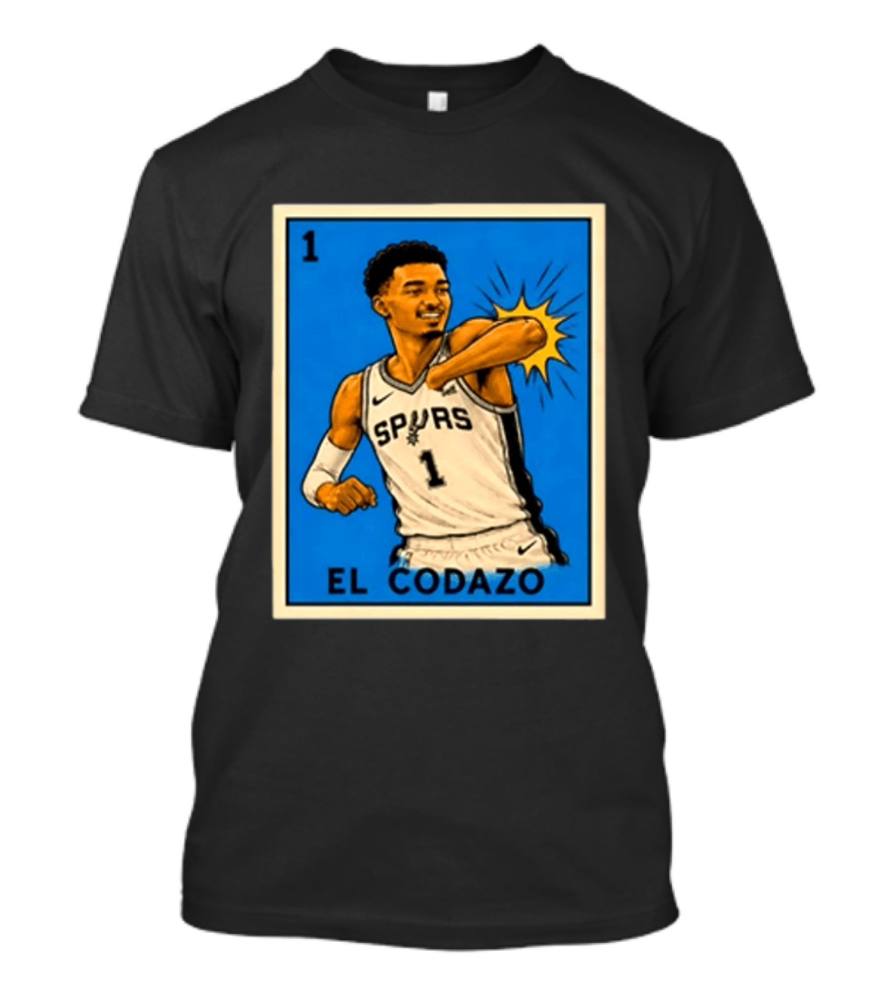 Victor Wembanyama El Codazo San Antonio Spurs NBA 2026 T-Shirt