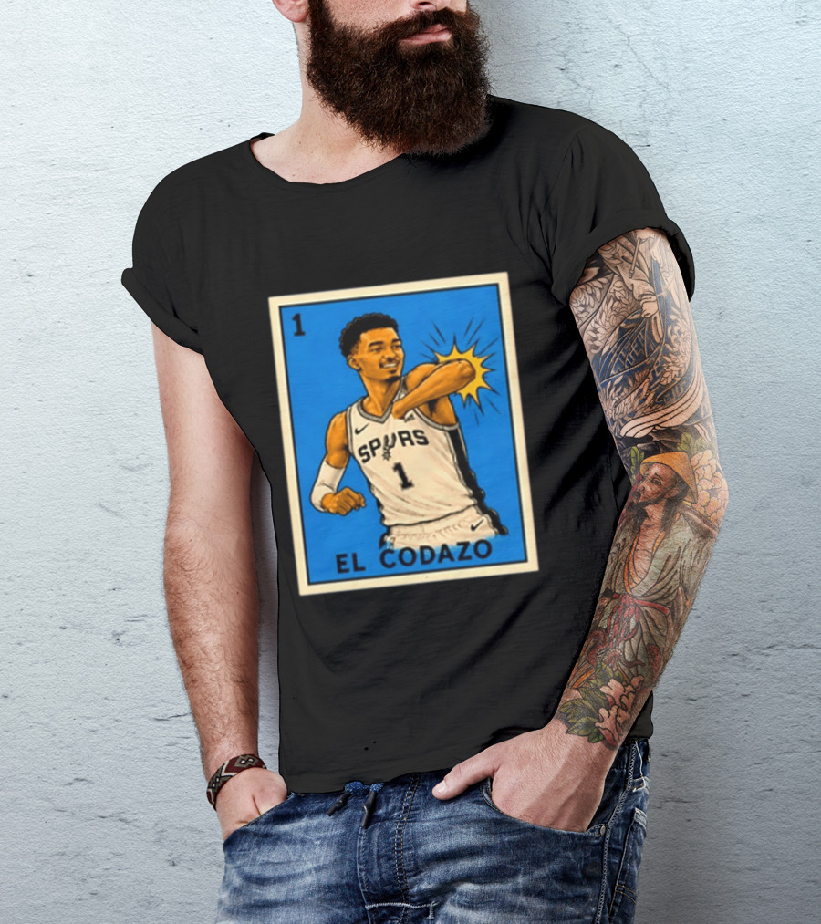 Victor Wembanyama El Codazo San Antonio Spurs NBA 2026 T-Shirt