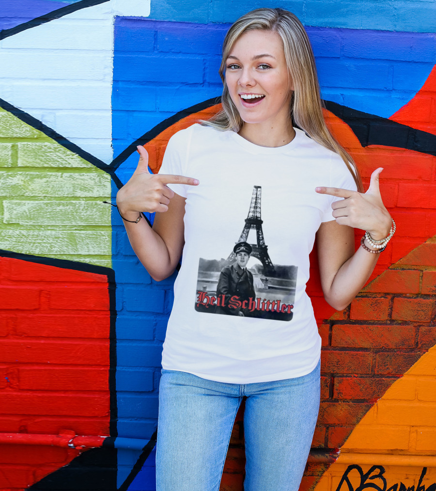 Adolf Hitler X Eiffel Tower Heil Schlittler T-Shirt