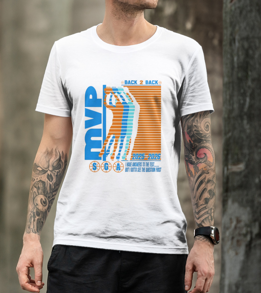 MVP Back 2 Back 2025 2026 SGA T-Shirt