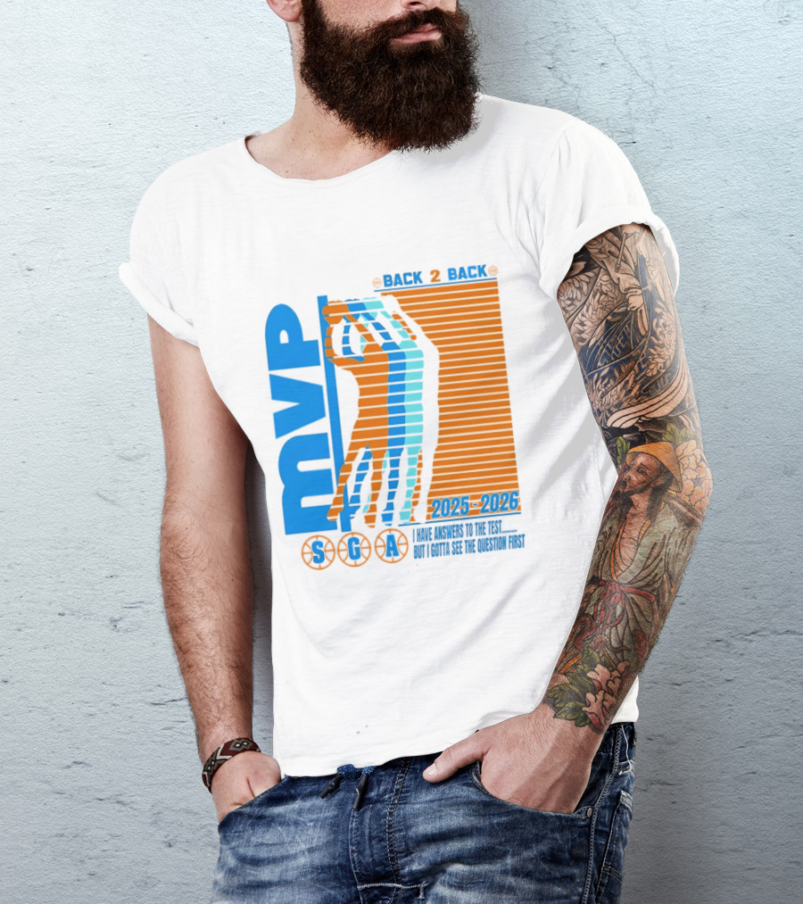 MVP Back 2 Back 2025 2026 SGA T-Shirt
