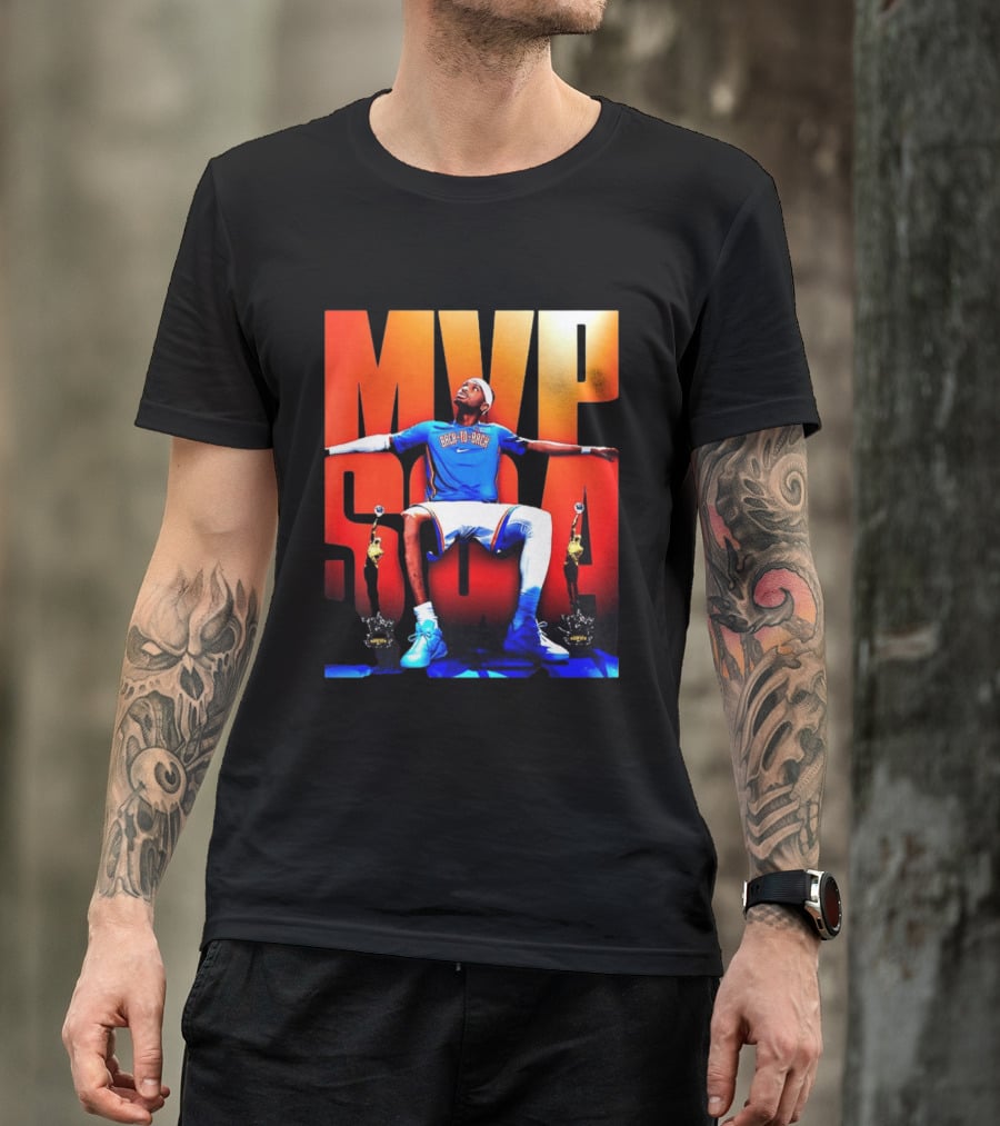 Back To Back MVP Shai Gilgeous Alexander 2026 SGA NBA T-Shirt