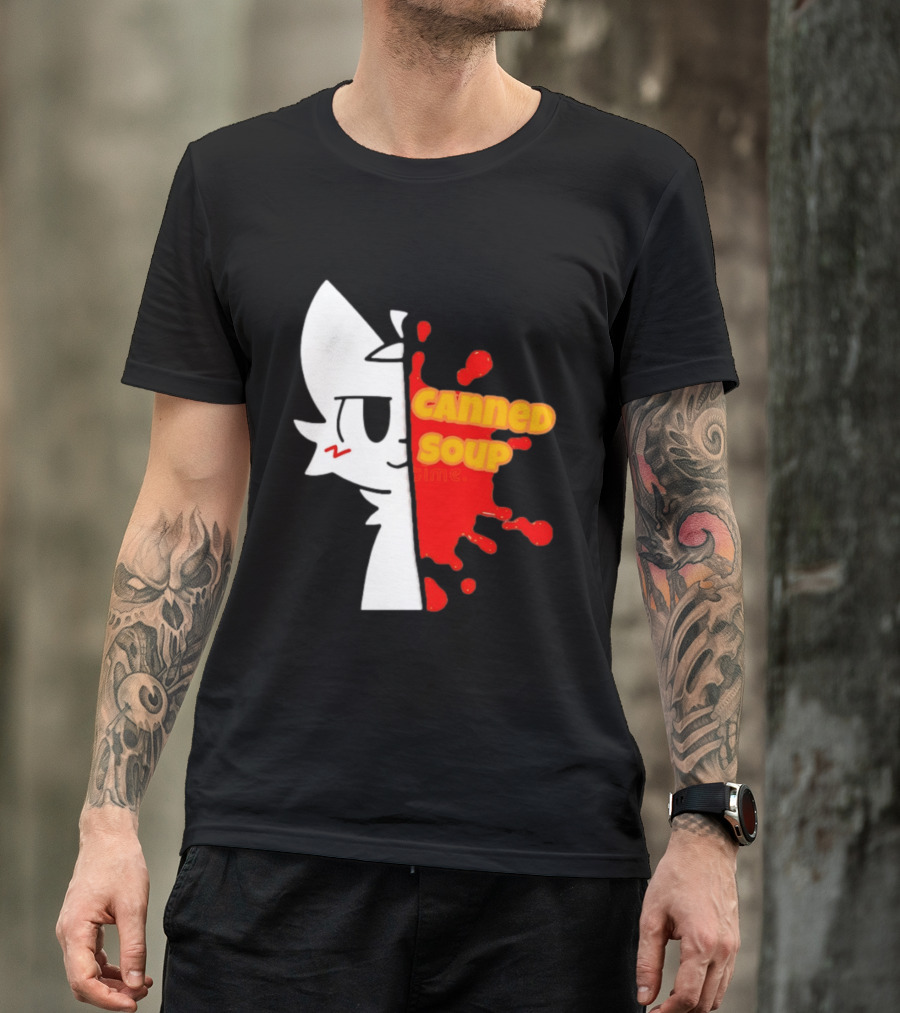 Boykisser Meme Canned Soup Splatter T-Shirt