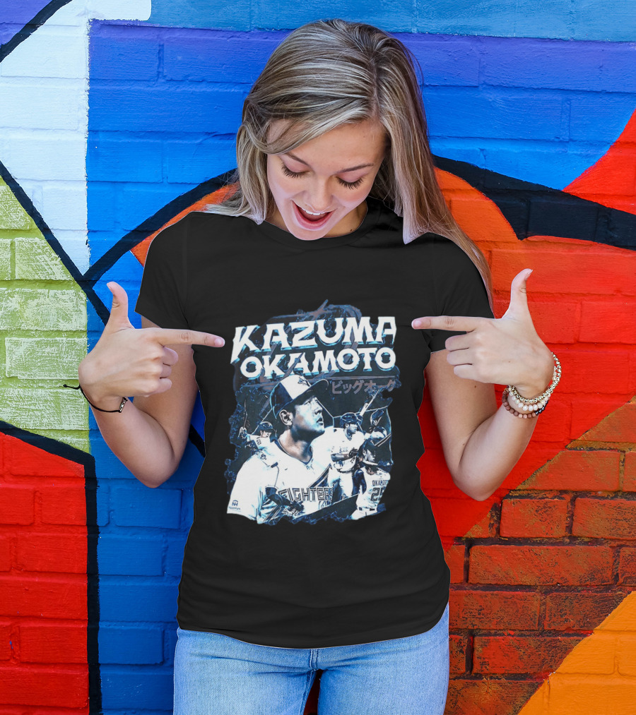 Kazuma Okamoto Fighters MLB Baseball Toronto Blue Jays 2026 T-Shirt