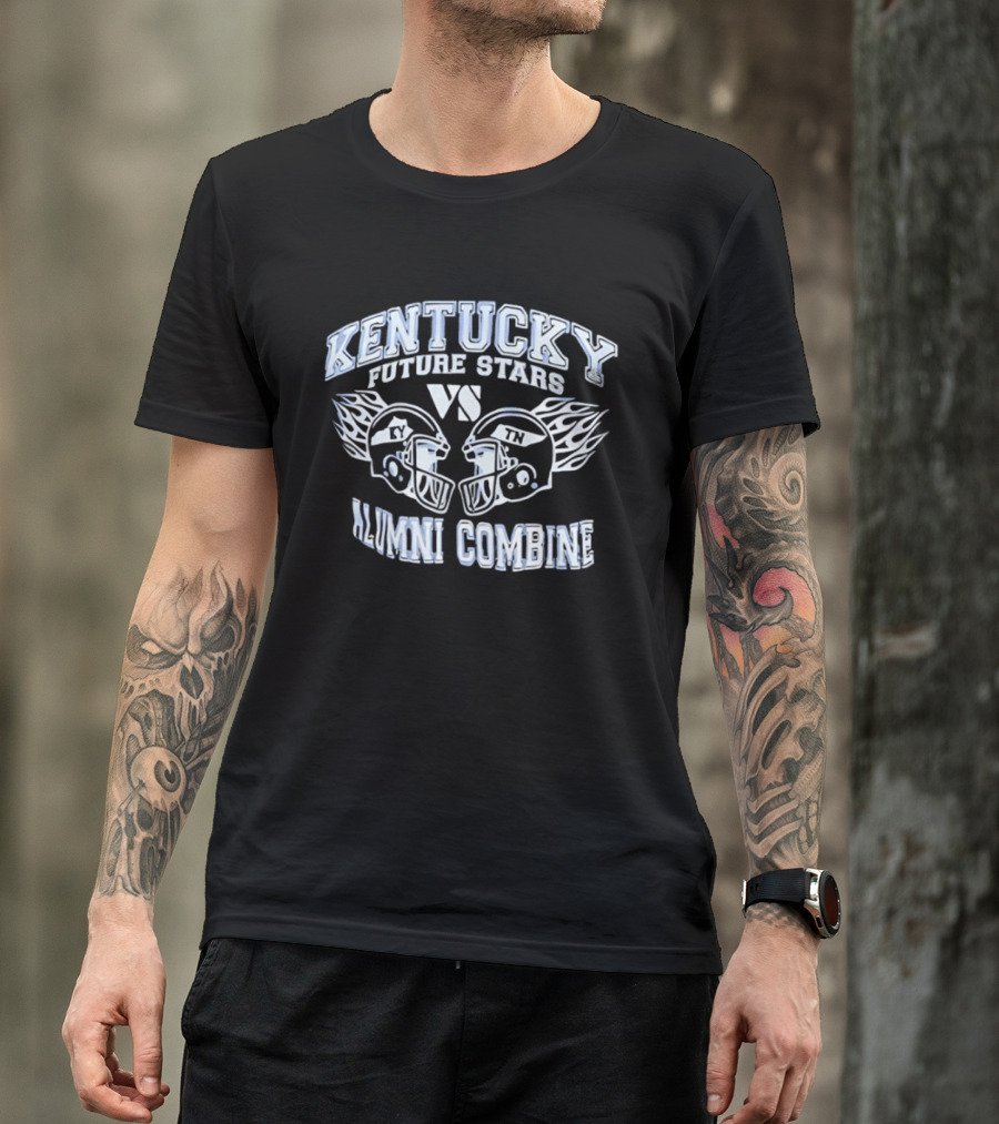 Kentucky Future Stars Alumni Combine VS Tennessee Helmets T-Shirt