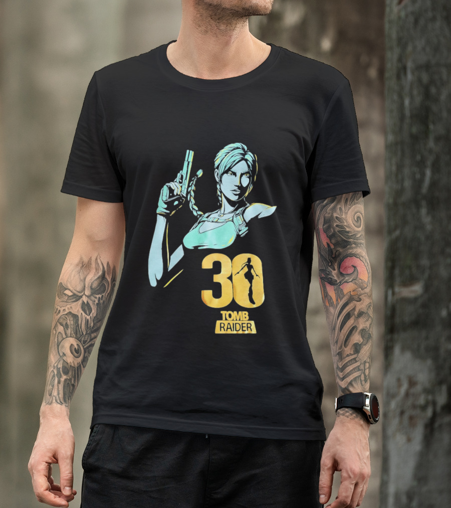 Lara Croft 30 Years Tomb Raider Anniversary T-Shirt