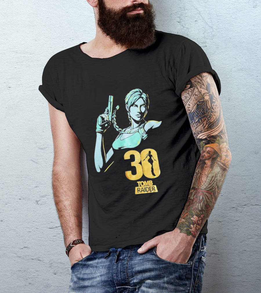 Lara Croft 30 Years Tomb Raider Anniversary T-Shirt
