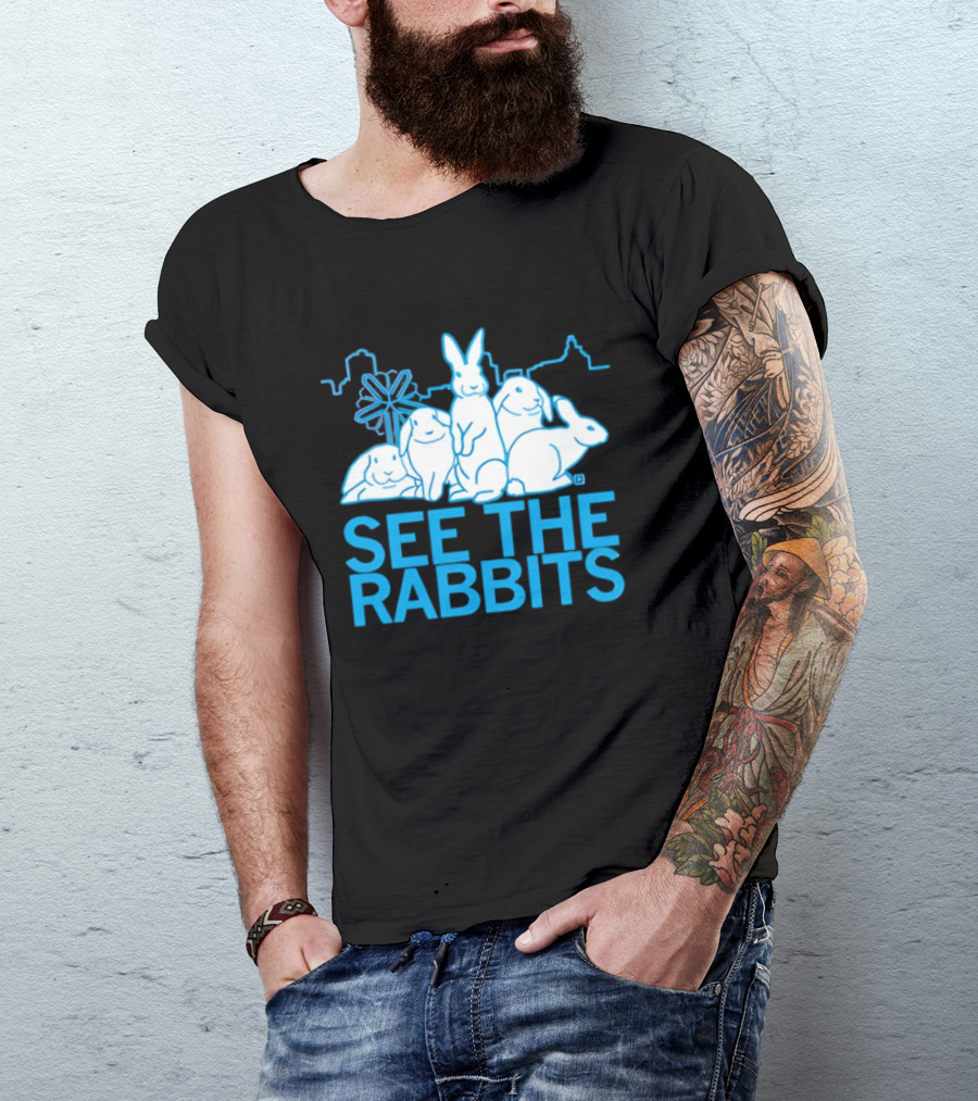 See The Rabbits Blue Bunny T-Shirt