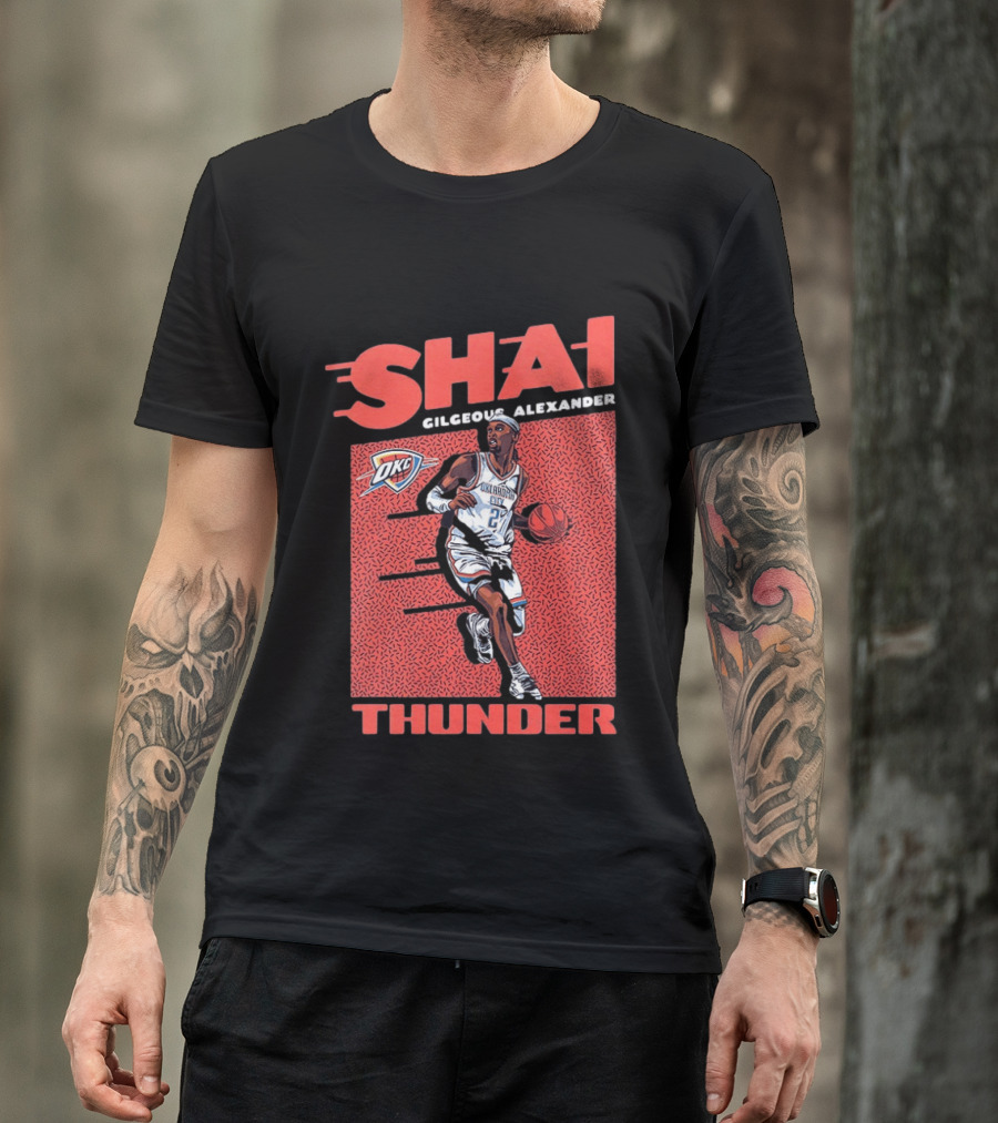 OKC Thunder Shai Gilgeous Alexander 2 Basketball MVP T-Shirt