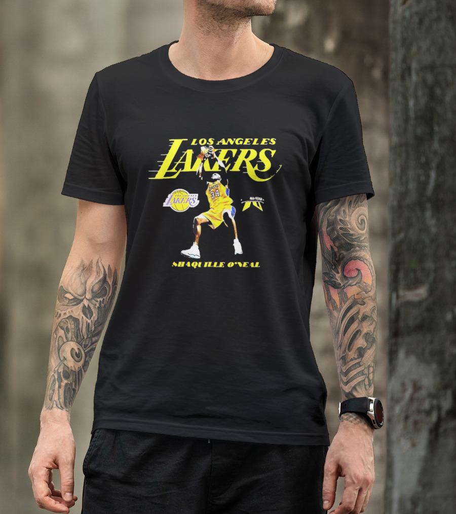 Los Angeles Lakers Shaquille O'Neal NBA 34 All Star T-Shirt
