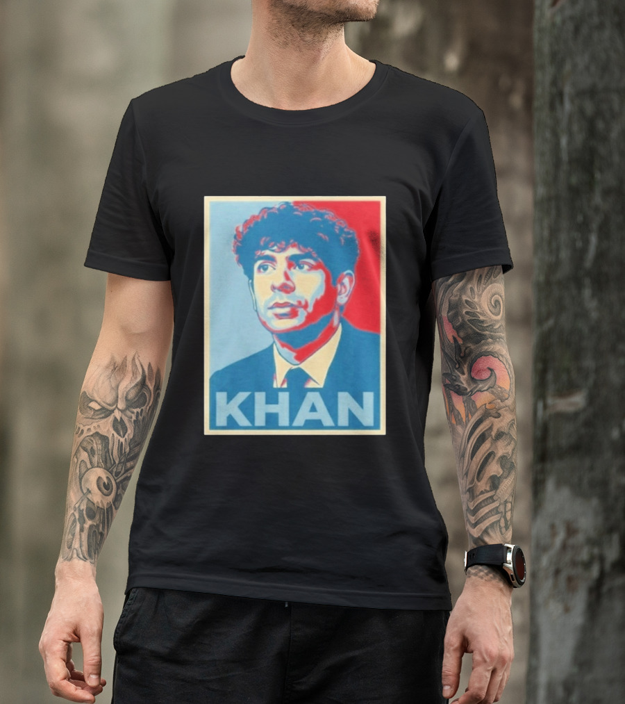 Tony Khan Hope Style Portrait KHAN T-Shirt