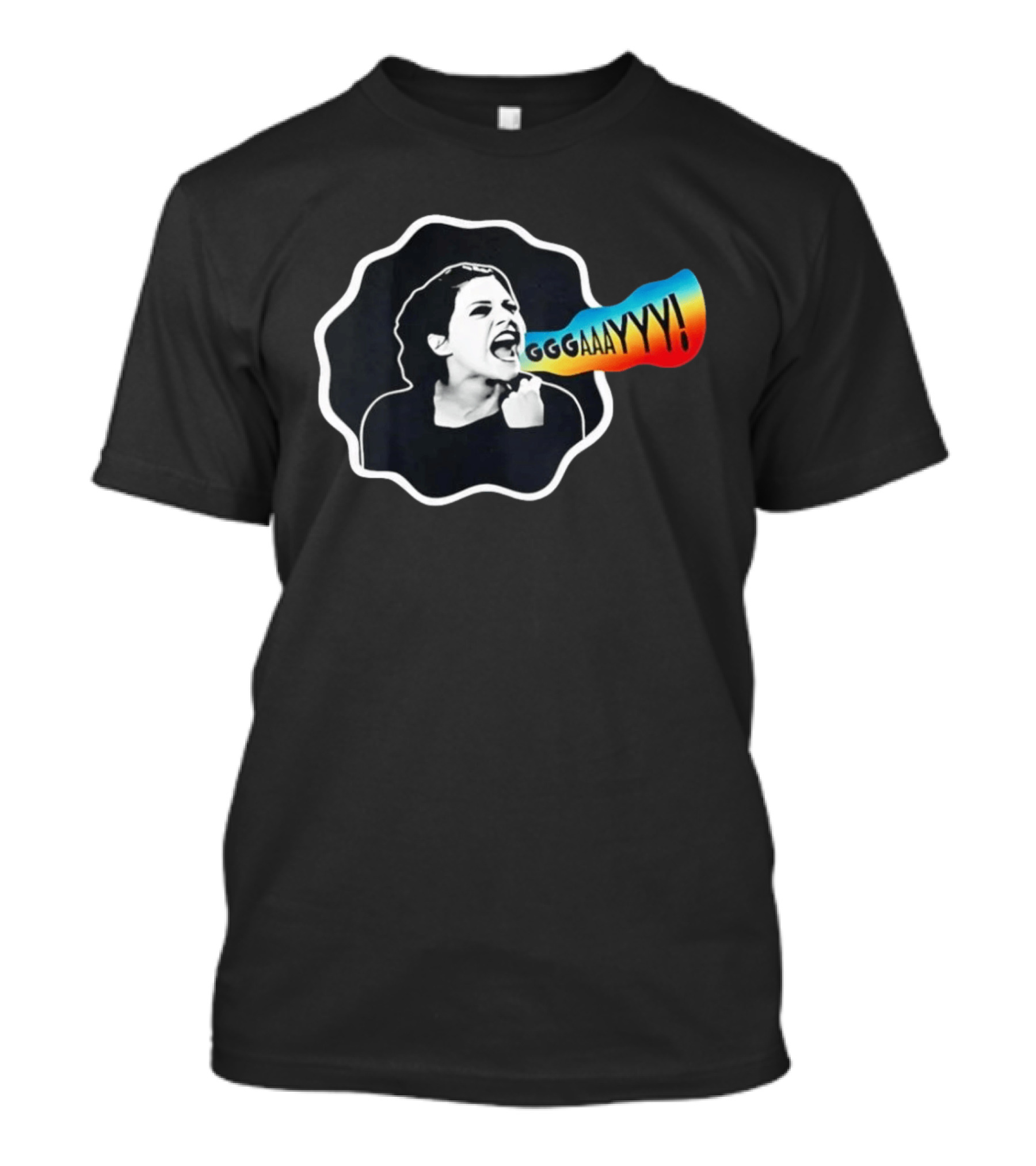 Lisa Swenson GGGAAAYYY Shout LGBTQ Pride T-Shirt