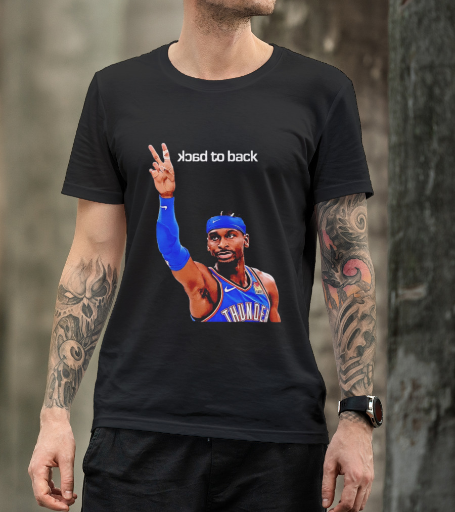 OKC Thunder SGA 2026 Back To Back MVP Shai Gilgeous Alexander T-Shirt